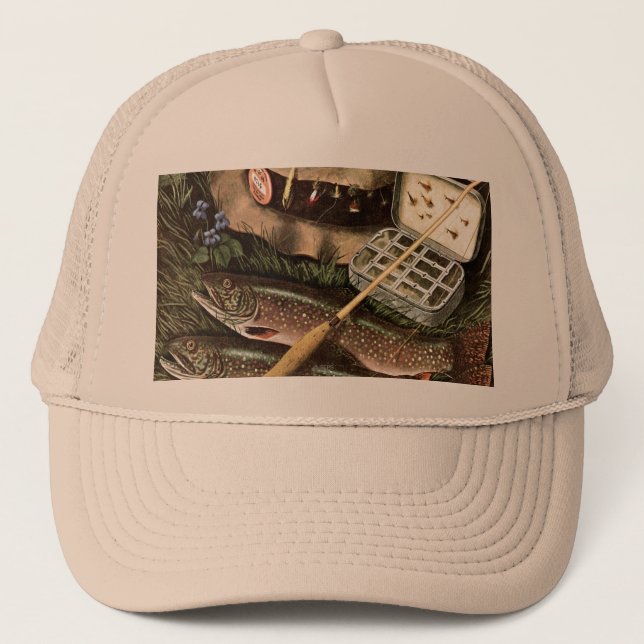 Casquette Pêche toujours de la vie (Devant)
