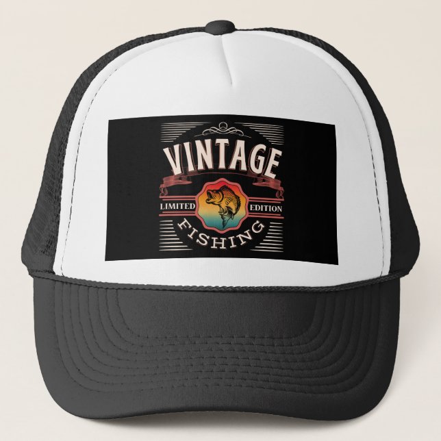 Casquette PÊCHE vintage ÉDITION LIMITÉE (Devant)