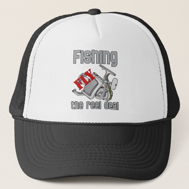 Casquette Pêcher à la mouche L'affaire Reel (Devant)