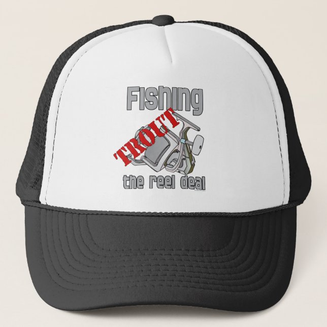 Casquette Pêcher La Truite L'affaire Reel (Devant)