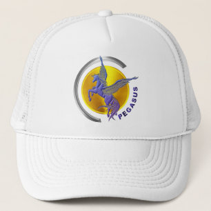 Casquette Pegasus Silver Arc avec Soleil Doré