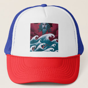 Casquette Peinture à l'huile de Neptune Crimson