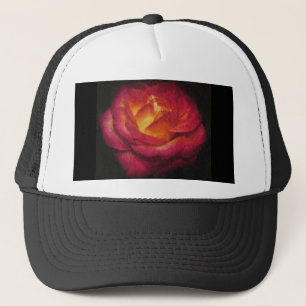 Casquette Peinture à l'huile de Rose flamand
