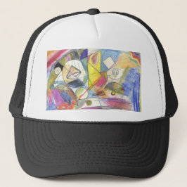 Casquette peinture colorée