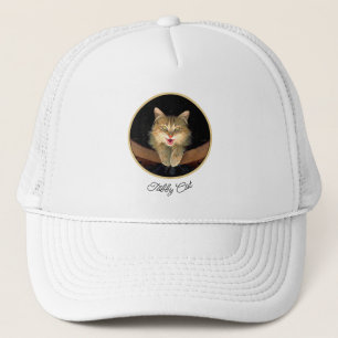Casquette Peinture de chat Mad - Cute Original Cat Art