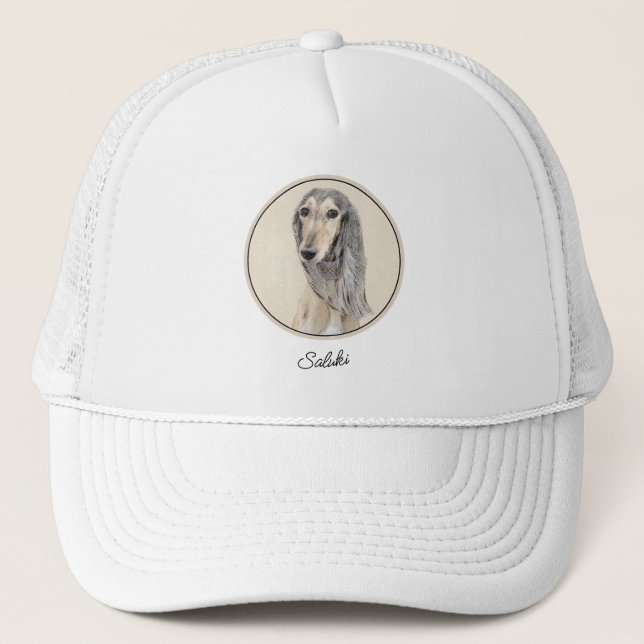 Casquette Peinture de Saluki (Faune) - Cute Original Chien A (Devant)