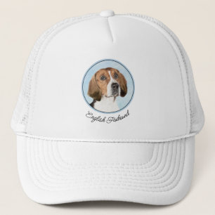 Casquette Peinture Foxhound en anglais - Joli art original c