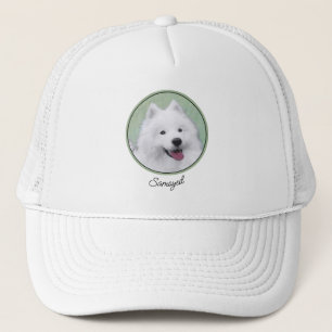 Casquette Peinture Samoyed - Cute Original Chien Art