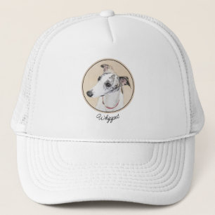 Casquette Peinture Whippet - Jolie art original chien