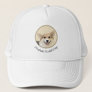 Casquette Pembroke Welsh Corgi Peinture - Art Chien original