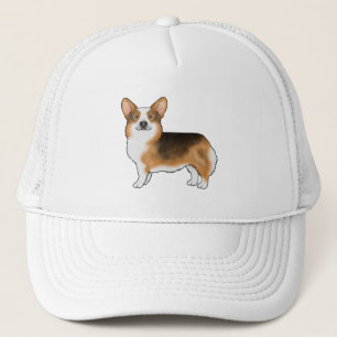 Casquette Pembroke Welsh Corgi Tricolore à Tête Rousse Chien