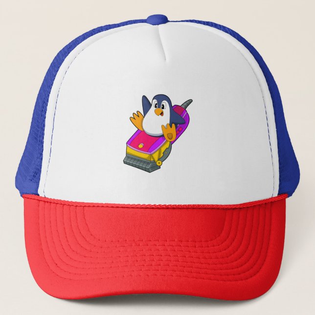 Casquette Penguin comme coiffeur avec Razor (Devant)