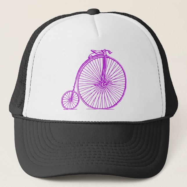 Casquette Penny Farthing - Violet (Devant)