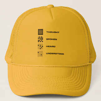 Casquette Pensée, Parlée, Entendue, Comprise