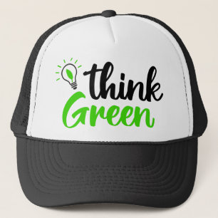Casquette penser vert
