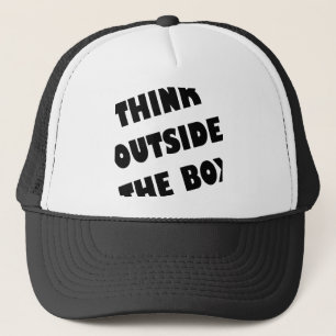 Casquette Pensez À L'Extérieur De La Boîte Funny Ball Casque