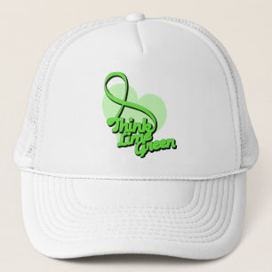Casquette Pensez le lymphome de vert de chaux