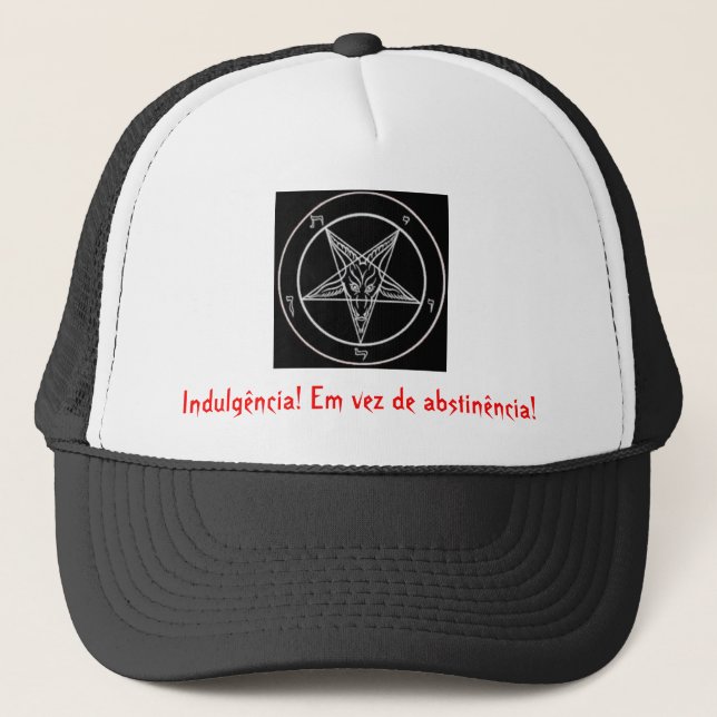 Casquette pentagrama satanique, Indulgence ! De abs… (Devant)