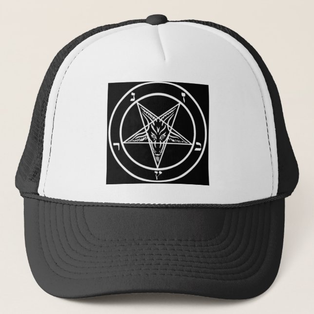 Casquette Pentagramme de Baphomet (Devant)