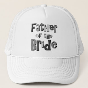 Casquette Père du gris de jeune mariée