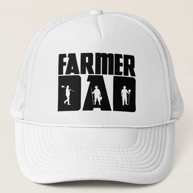 Casquette Père fermier - Fête des pères agricole (Devant)