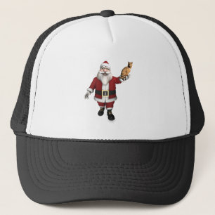 Casquette Père Noël Avec Tabby Rouge