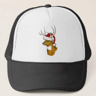 Casquette père Noël cerf