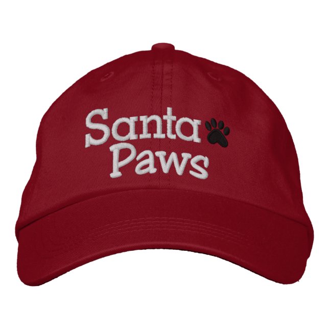 CASQUETTE PÈRE NOËL PAWS (Devant)