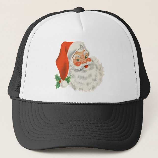 Casquette Père Noël rétro (Devant)