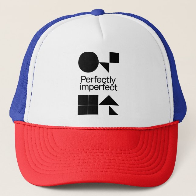 Casquette Perfectly Imperfect - Geometric Harmony (Devant)