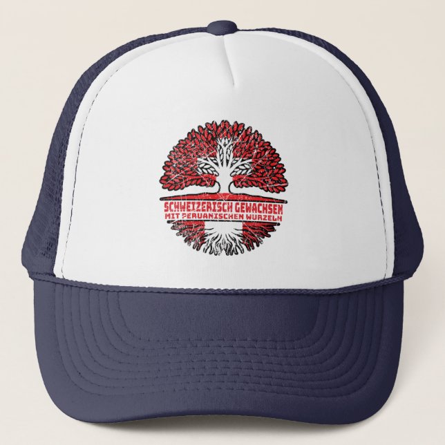 Casquette Pérou Peruanisch Schweizer Schweiz Baum Wurzel (Devant)
