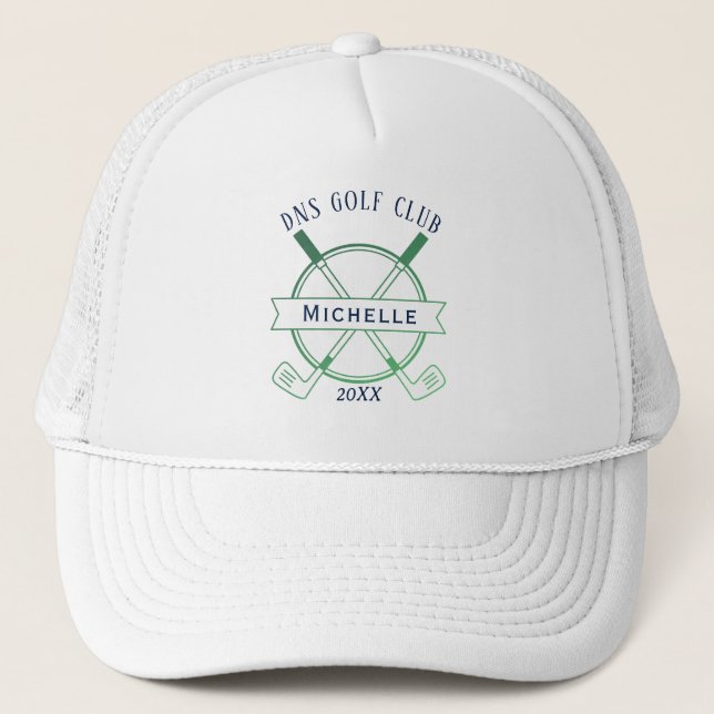 Casquette Personalized Golf Club Name Classic Trucker Hat (Devant)