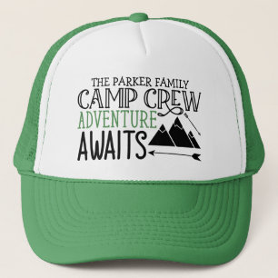 Casquette PERSONALIZED NAME Cabin Camping Adventure
