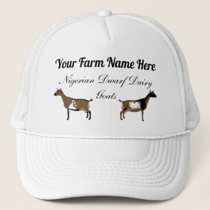 Casquette Personalized Nigerian Dwarf Dairy Goat