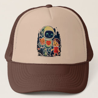 Casquette Personnages d'IA et de Robot – Collection de Desig