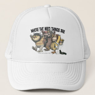 Casquette Personnages et logo de Où les choses sauvages sont