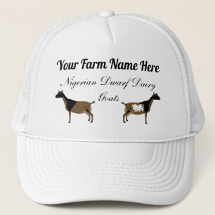 Casquette Personnalisation de la chèvre laitière naine nig