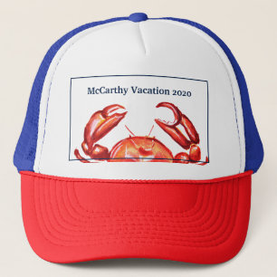 Casquette Personnalisation des vacances de la famille des cr