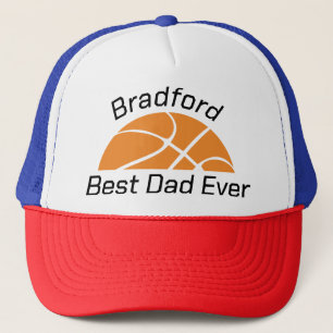 Casquette Personnalisé avec le nom Basketball meilleur papa