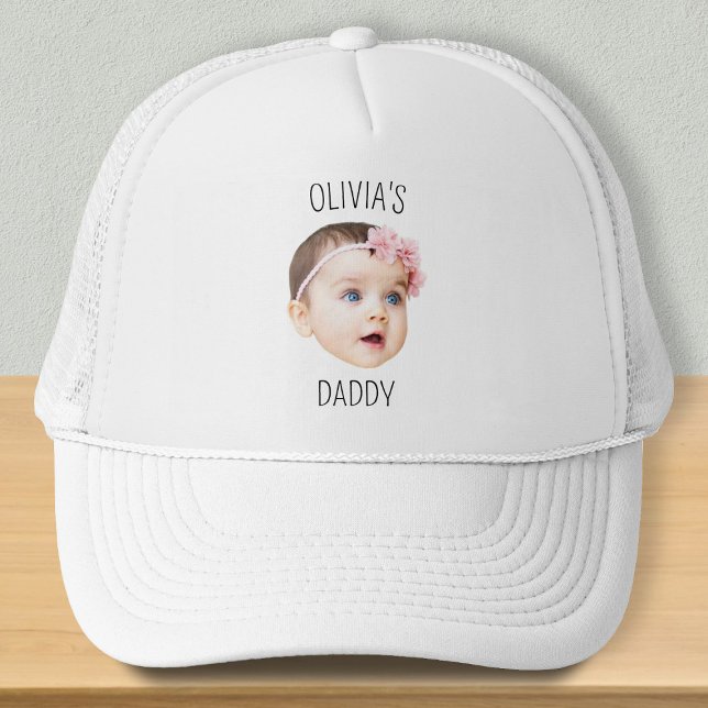 Casquette Personnalisé Baby Face Photo Drôle (Créateur téléchargé)