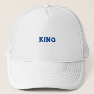 Casquette Personnalisé King Nom du texte Blanc Couleur