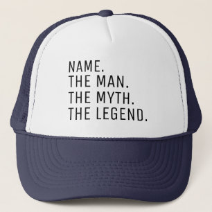 Casquette Personnalisé L'Homme La Légende Le Mythe Camionneu