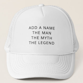 Casquette Personnalisé L'Homme Le Mythe La Légende