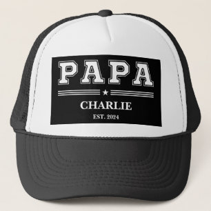 Casquette Personnalisé Papa Nom Fête des pères Cadeau person