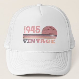 Casquette Personnalisé quatre-vingts vintage fête du 80e ann