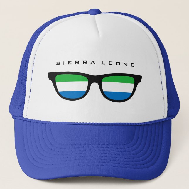 Casquette personnalisé Sierra Leone Shades (Devant)
