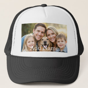 Casquette personnalisée avec photo et texte