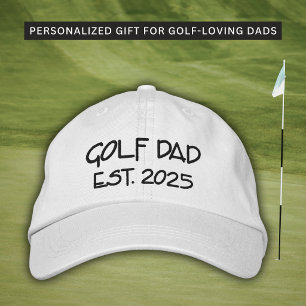 Casquette personnalisée brodée Golf Papa Année d'é