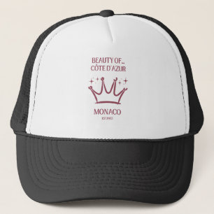 Casquette personnalisée Vintage Monaco Côte d'Azur