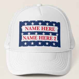 Casquette Personnaliser le nom de l'élection